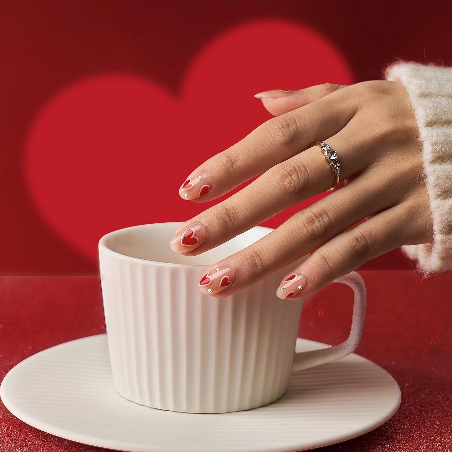 Btartbox Extra Korta Soft Gel Nails Heltäckande Mandel Korta Nagelspetsar 160 st Fördesignade XCOATTIPS konstgjorda naglar Mandel Korta nageltips för nagelförlängning