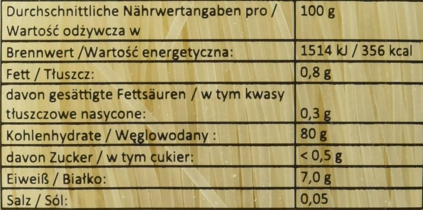 Risnudlar - thailändska, 1 mm breda risbandsnudlar, gjorda av rismjöl - 17 x 400 g