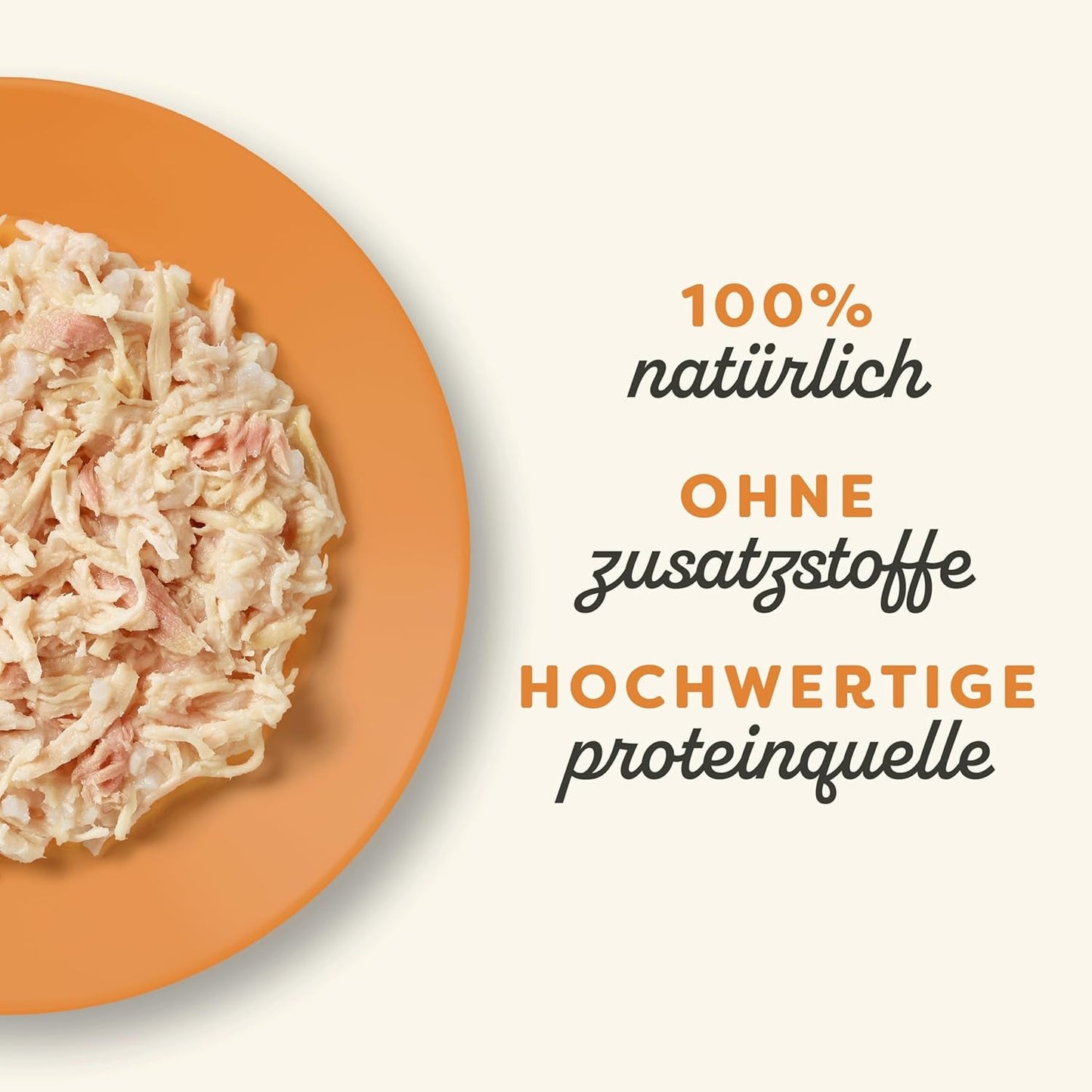 Applaws 100% naturliga Nassfutter für Katzen, Hühnerbrust mit Tunfischfilet in Brühe - Packung mit 12 x 70g Beuteln