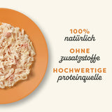 Applaws 100% naturliga Nassfutter für Katzen, Hühnerbrust mit Tunfischfilet in Brühe - Packung mit 12 x 70g Beuteln