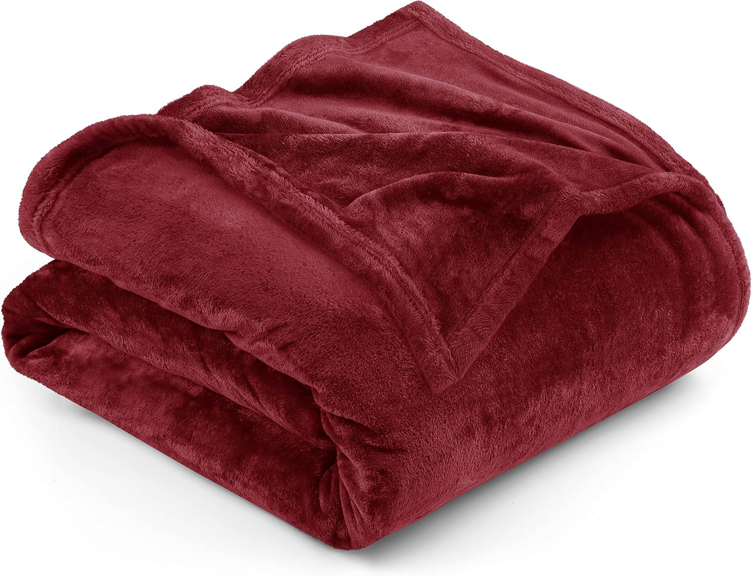 Utopia Sängkläder Mysig fleecefilt [228X228 Cm, Grå] Mjuk, lätt, varm och fluffig filt Bekväm och ventilerande filt för bäddsoffa Bäddsoffa och filtar Besuche den Utopia Sängkläder-Store Burgundy 150X200 Cm