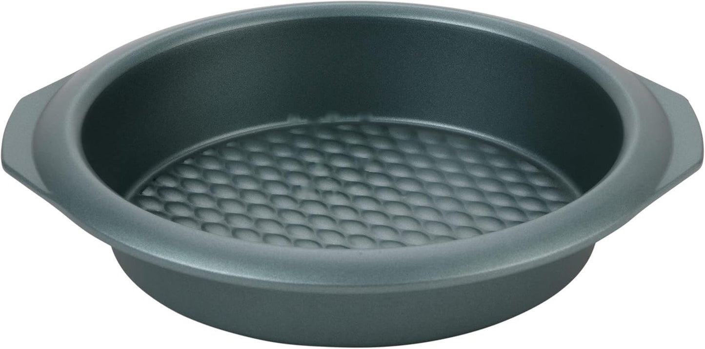Progress BW09819G2EU7 Shimmer Kollektion, Round Backform Aus Kohlenstoffstahl Mit Antihaftbeschichtung, Ideal Für Pajer, Kuchen, Torten Und Quiches, 28 Cm, Grün Formar och bakplåtar Naty Shop