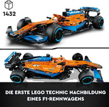 Lego Technic Mclaren Formel 1 Racing Car - Vuxen F1-modell med V6-motor och styrning - Present till motorsportfantaster och samlare - 42141 Byggset Besuche den LEGO-Store