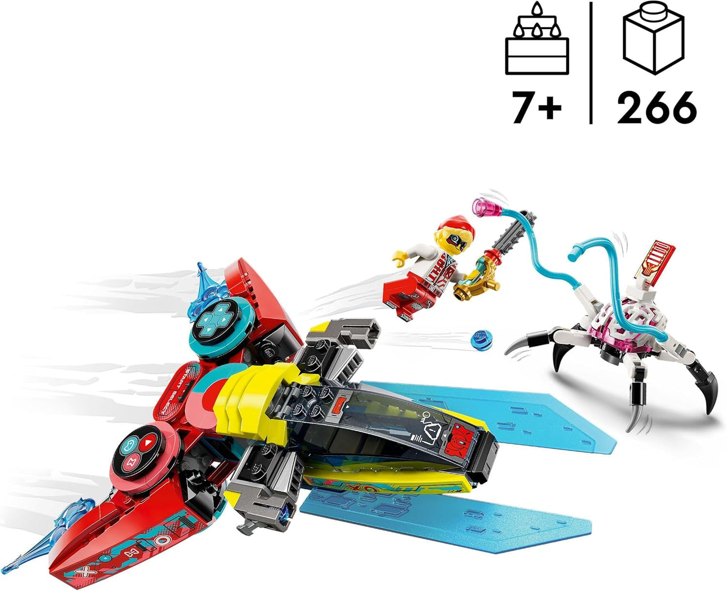 LEGO Dreamzzz Coopers flygande videospelskontroll Fantastisk leksak 2 i 1 videospelset med spindelminifigur Present för flickor och pojkar 7 år gamla 71489 Byggset Besuche den LEGO-Store