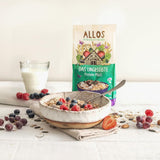Allos osötad proteinmüsli | Ekologisk müsli | Havregryn | Spannmål till frukost | Vegansk (5 x 450 g), 1 st (pack om 5)