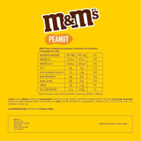 M&M's Peanut Chocolate Bulk Pack 24 x 45 g Choklad Peanut Smaksatt Linser Chokladpresent (1080g) Idealisk som godis med fotbollstema