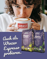 Blank Roast - BIO Winzer Kaffee 1000g - schonend mit Pfälzer Rebholz geröstet - ganze Kaffee-Bohnen aus Peru - 100% Arabica Röstung - schokoladig & nusig - säurearm