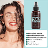 MOÉRIE Ultimate Mineral Hair Growth Spray för längre, tjockare och fylligare hår - med biotin och koffein - Veganska hårprodukter, Parabenfri, alla hårtyper, vänder håravfall - 2 månaders tillförsel Hårvård Naty Shop
