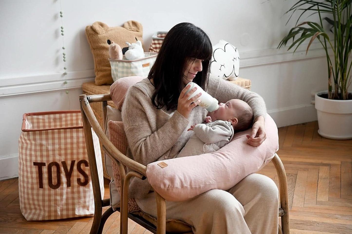 BÉABA, Big Flopsy, multifunktionell kudde för amning Tillbehör Mat och amning Bebe Naty Shop
