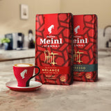Vienna Melange - 500g fullkorn | Klassisk wienerkaffeblandning | Aromatiskt kaffe erhållet från 100 % Arabicabönor Idealisk för helautomatiska kaffemaskiner och espressomaskiner