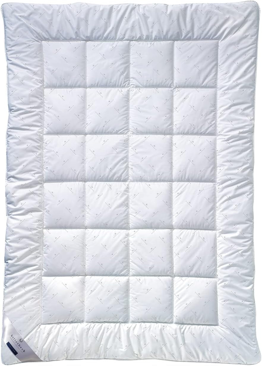 Billerbeck E21 King Fiber Duvet - Raffinerad Aloe Vera Fiber Duvet - 135 X 200 Cm All Season Täcken Med Medium Värme, Vit Naty Shop Täcken & täcken Enkel 135 X 200 Cm Varm (W)