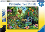 Ravensburger Pussel för barn - 12660 Djur i djungeln - Djurpussel för barn från 8 år med 200 bitar i Xxl-format Pussel Naty Shop Standardtitel