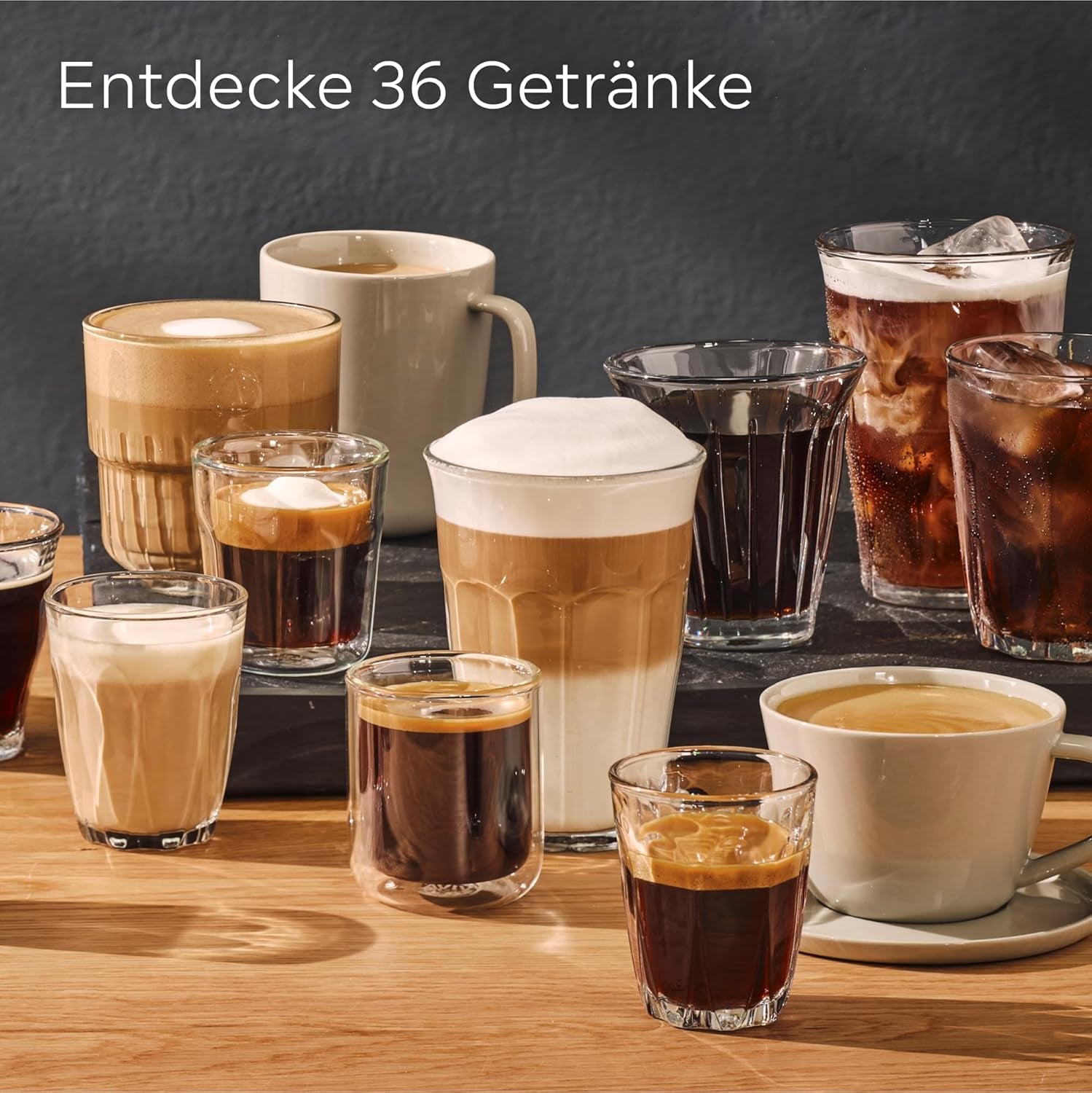 Siemens EQ700 helautomatisk espressomaskin, stor TFT-färgskärm, 36 varma och kalla drycker, kallbryggning, 2 kopparfunktion, appkontroll, automatiskt rengöringssystem, svart rostfritt stål, TQ717D03