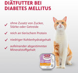 animonda INTEGRA PROTECT Diabetes med fjäderfä (16 x 100 g), våtfoder för diabetiska katter, dietiskt foder för diabetiska katter, våtfoder utan socker