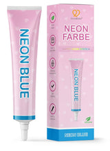 Goodbake Neonlebensmittelfarben 6 Farben Set – Intensiv Lebensmittelfarbe – Lebensmittelfarbpaste – Zum Einfärben Von Torten, Fondant, Buttercreme Uvm. – 100 % vegansk Naty Shop Neon Blau