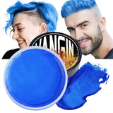 Tillfällig grön hårfärg, styling av hårfärg för män, kvinnor, naturlig hårpomada, hårfärgningsvax för fest, cosplay och halloween, jul, kräm tillfällig hårfärgning (100 g, grön) Naty Shop hårfärgning blå 1G (1 förpackning)