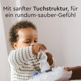 LILLYDOO våtservetter 50 antal 100 % plastfri extra stor våtservett oparfymerad