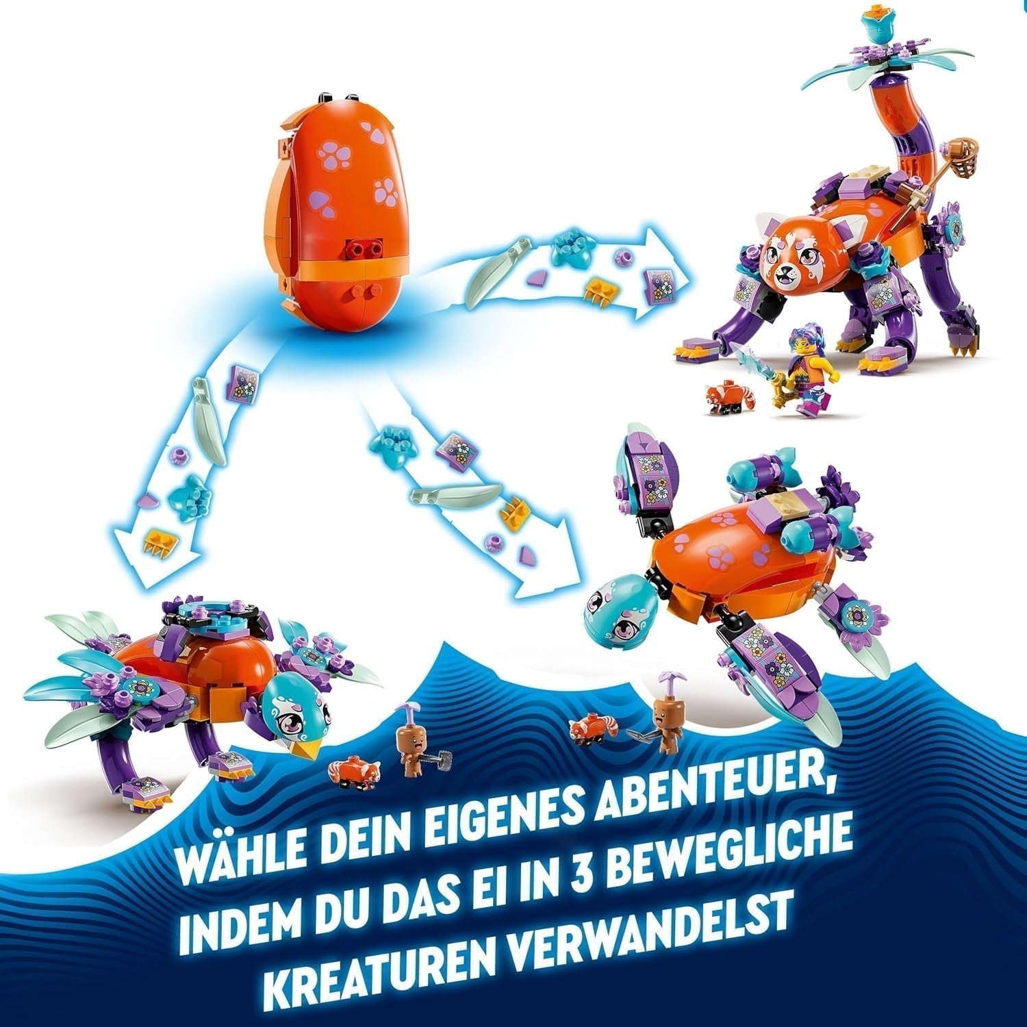 LEGO Dreamzzz 3-i-1 Izzies Drömdjur, Magiskt ägg med Izzy och Dizzy Minifigurer och Djurfigurer, Fantasy Playset, Present för flickor och pojkar 8 år gamla 71481 Byggset Besuche den LEGO-Store