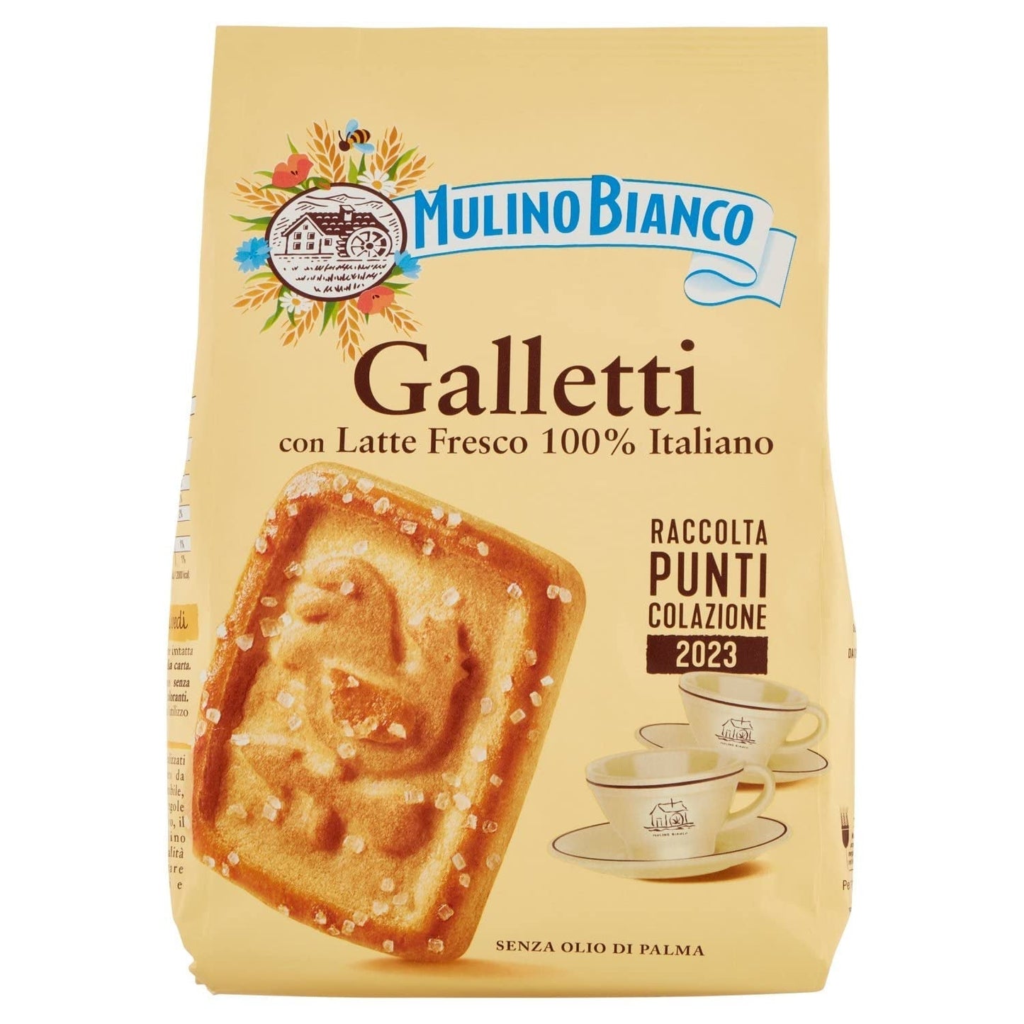 White Mill Frolini Galletti kex med färsk mjölk, 100% italiensk, 350 g