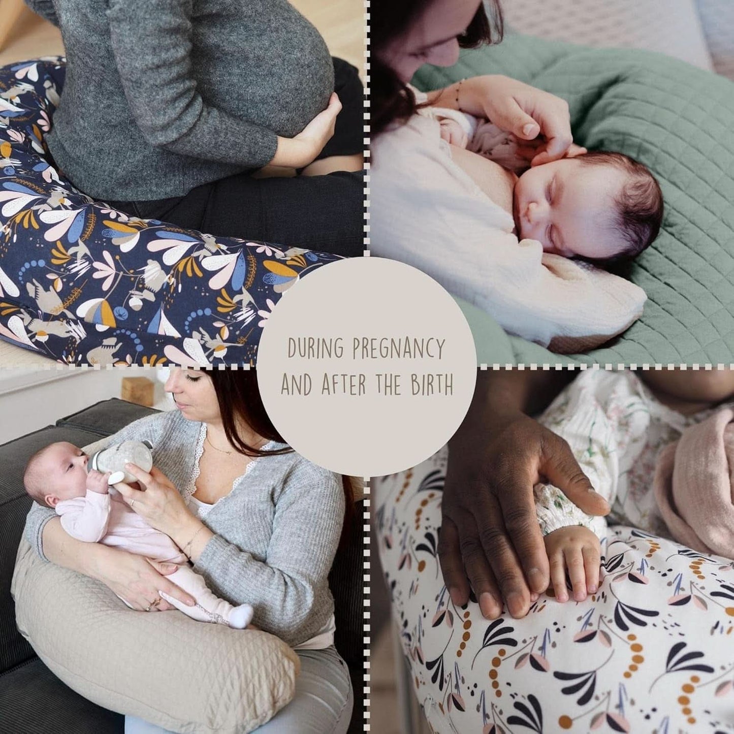Red Castle - Gravid- och amningskudde, 170 cm Tillbehör Mat och amning Bebe Naty Shop