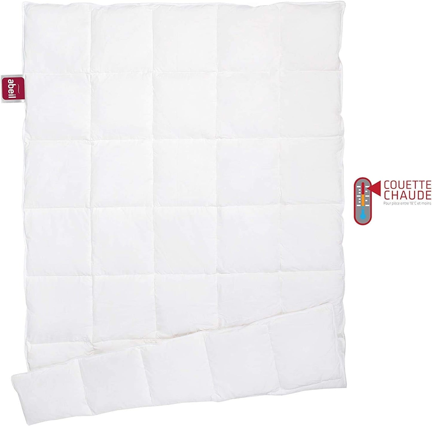 Abeil Premium Ultima Comfort percale bomullsquilt, 200 X 200 Cm Täcken och täcken Naty Shop