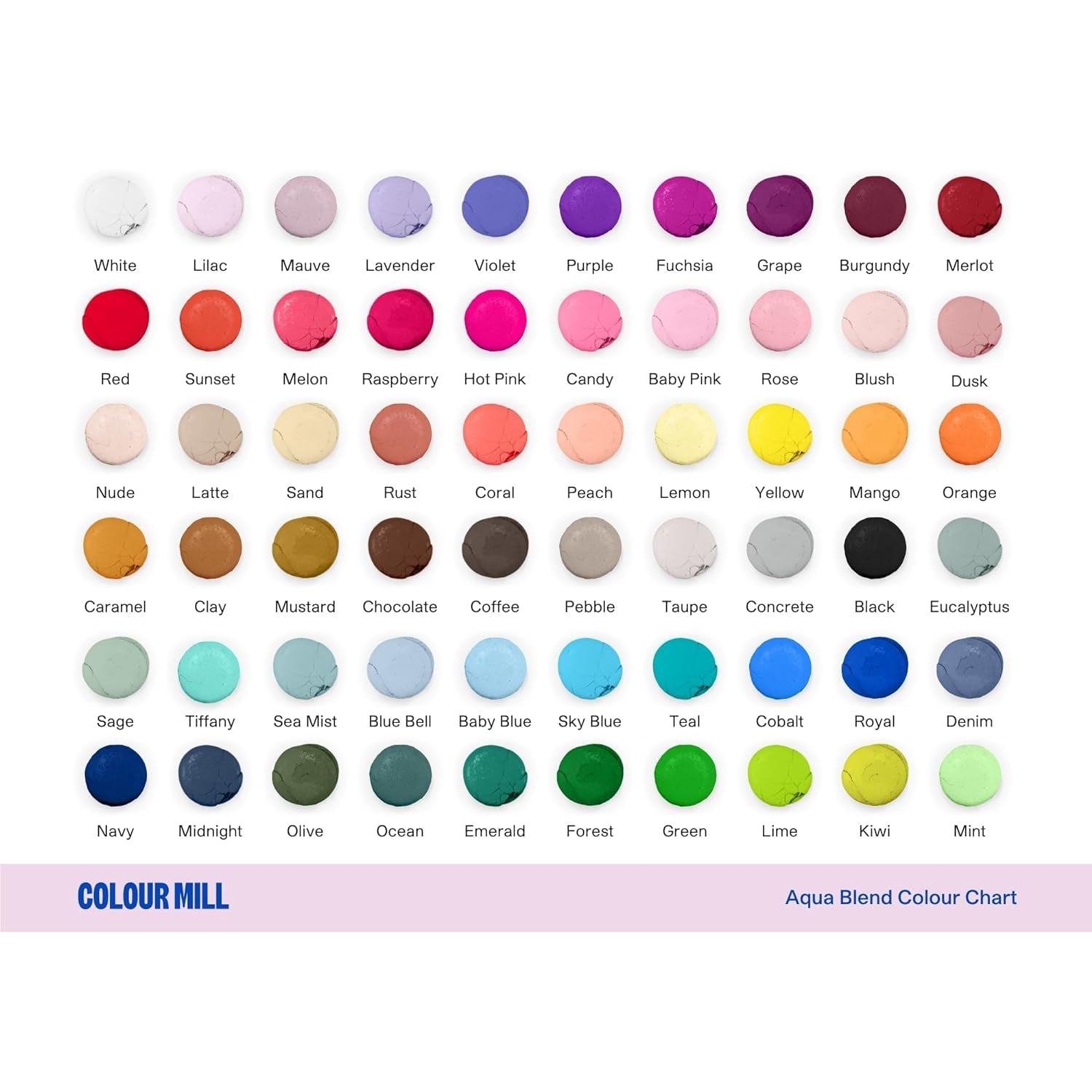 Color Mill Aqua Blend Betongfärgad matfärg: Vattenbaserad flytande matfärgning - 20 ml