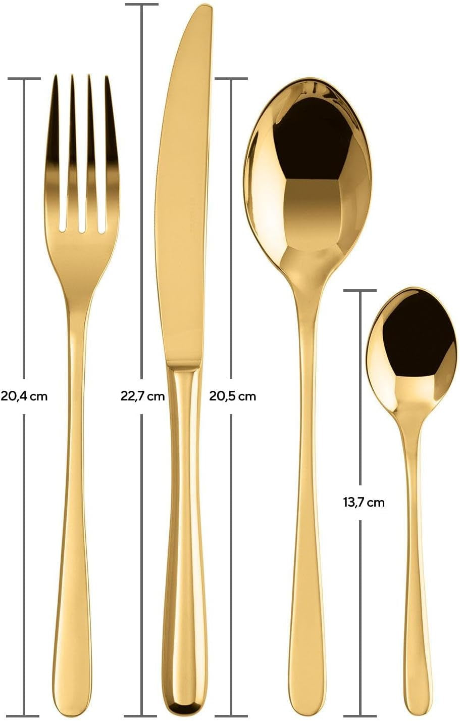 Sambonet 52553G81 - Taste Golden bestickset 24 delar Kitchen Naty Shop