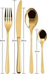Sambonet 52553G81 - Taste Golden bestickset 24 delar Kitchen Naty Shop