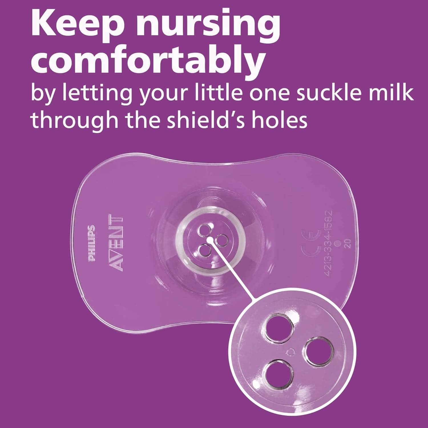 Philips Avent SCF153/03 Nippelskydd, Med förvaringslåda, Medium, 2 delar Tillbehör Mat och amning Bebe Naty Shop