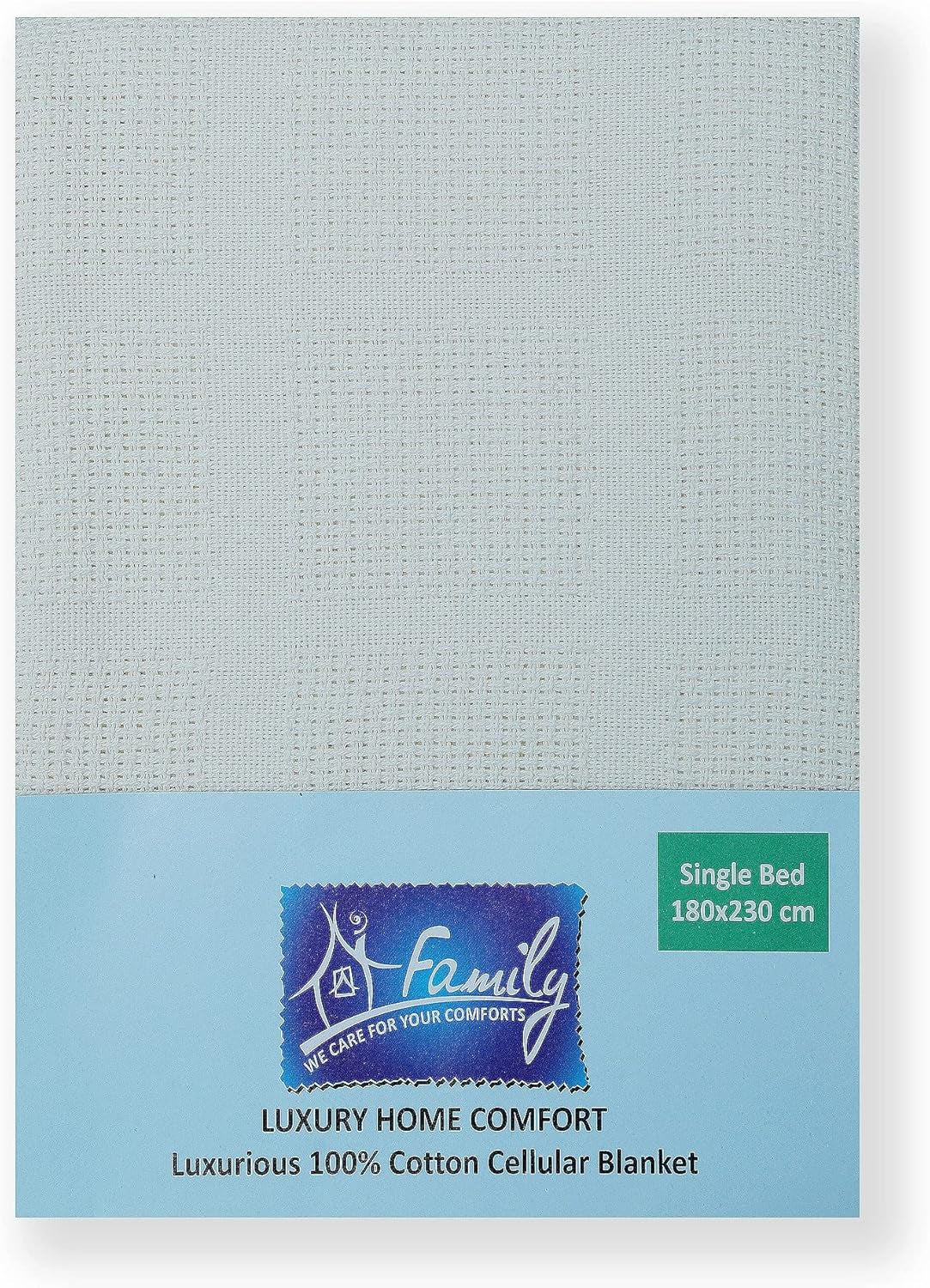 Familjesängkläder Rosa cellfilt för dubbelsäng, bomull, vändbart stort överkast, lätt, termiskt, mjukt, traditionellt cellfilt, 230 X 230 Cm täcken och täcken Naty Shop Cream Color Enkelsäng (180X230Cm)