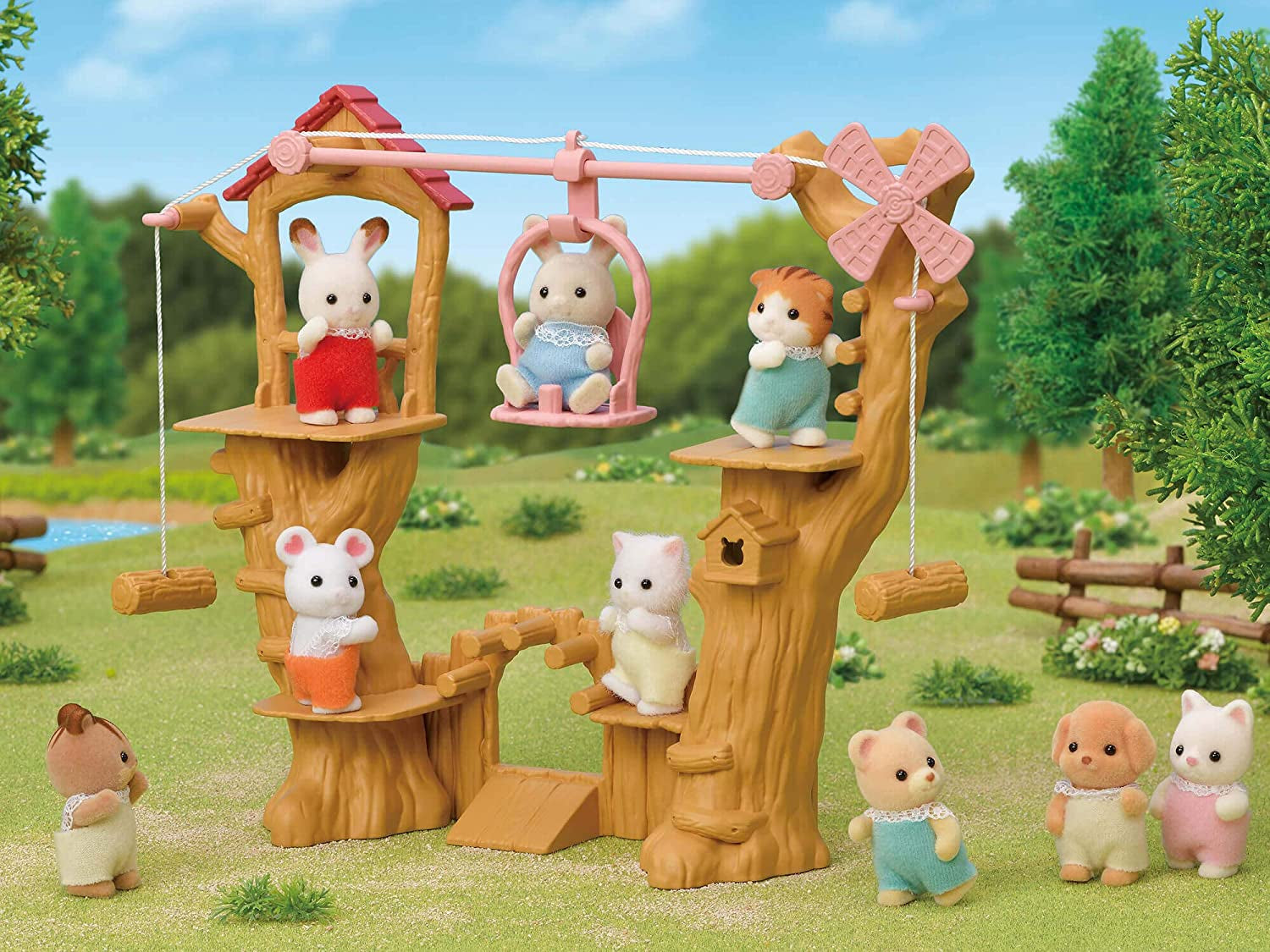 Sylvanian Families 5452 Baby Ropeway - Dollhouse Lekset Dolls Naty Shop