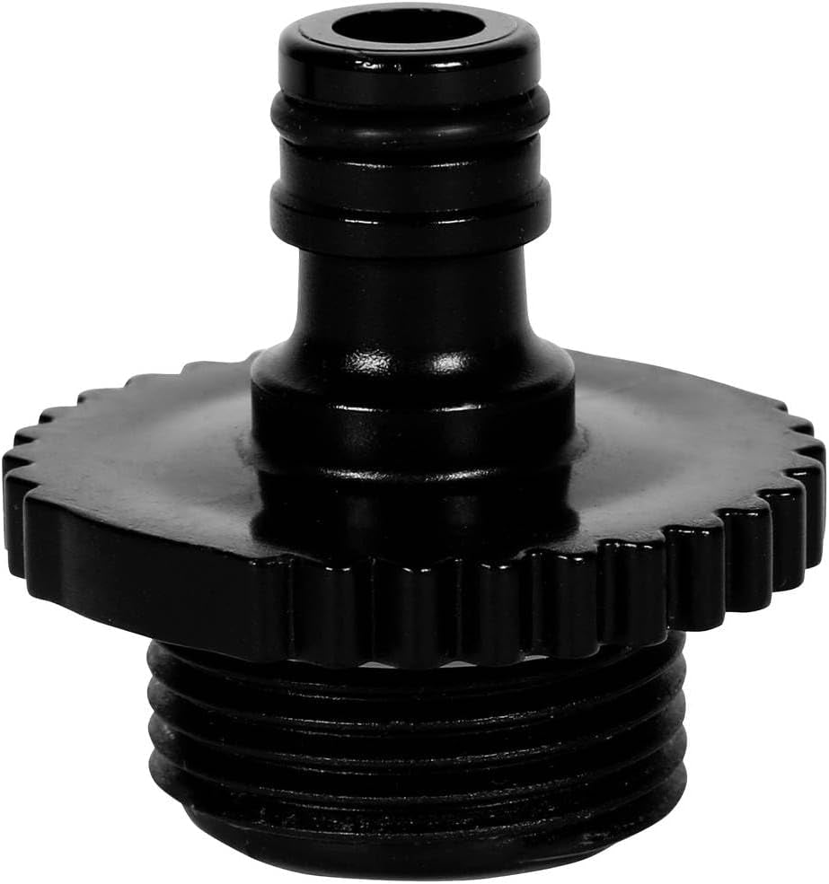Original Einhell-adapter med 33,3 mm utvändig gänga (pumptillbehör, lämplig för 33,3 mm / 1 tum invändig gänga för trädgårdspump, för anslutning av trädgårdsslang)