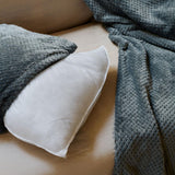 HOMLA Toby fyllande kuddset om 2, 45X45Cm, vit, premium polyester, formstabil och lättskött Naty Shop standardkuddar