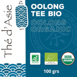 Khla - Ekologiskt oolongte 100 g - Blått te - Naturligt löst te - Ekologiskt asiatiskt te - Löst och skuret - ört- och infusionste - Från Kina
