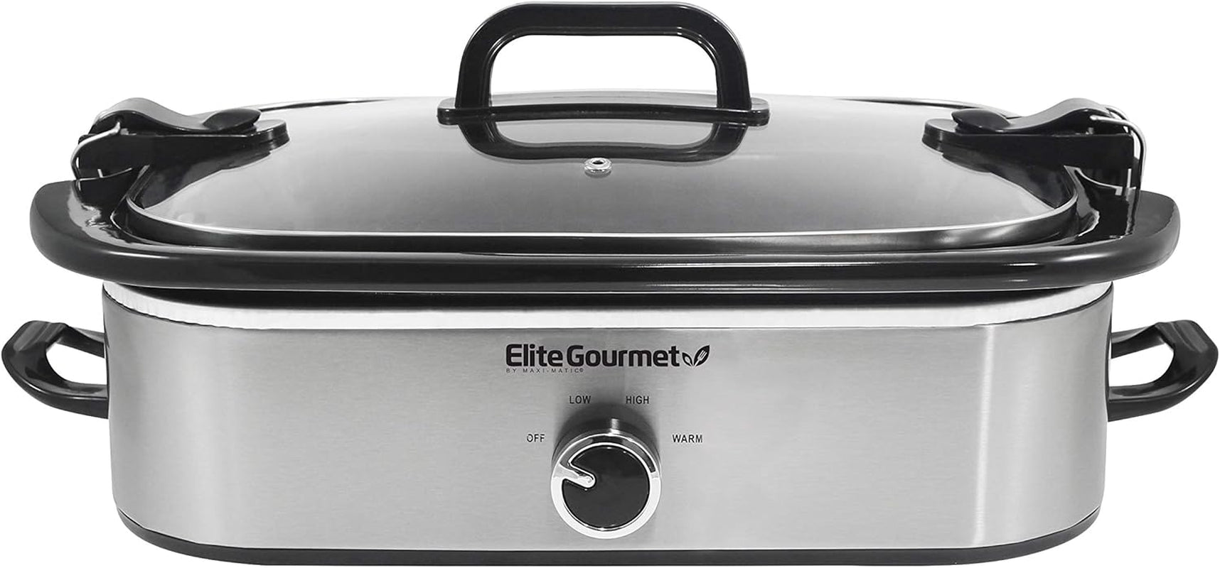 MST-5240SS Slow Cooker, 3,3 liter, Slow Cooker i rostfritt stål Naty Shop