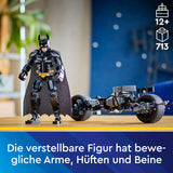 LEGO DC Batman: Batman byggklossar med batpod, superhjältefilmleksak, äventyrslekset för barn, present till pojkar och flickor 76273 Byggset Besuche den LEGO-Store