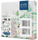 PAW - 3-lagers servetter (33 X 33 Cm) I 20 stycken I Perfekt för födelsedagar, fester, bröllop, nattvard och helgdagar I Färgade pappersservetter - Blommor, rosor I Färg: Blommiga ögonblick (paket med 2)