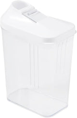 keeper hällbox för torra förråd, steglöst justerbart doseringslock, plast, 500 ml, 8 x 4,5 x 15 cm, Paola, vit Matförvaringslådor Naty Shop