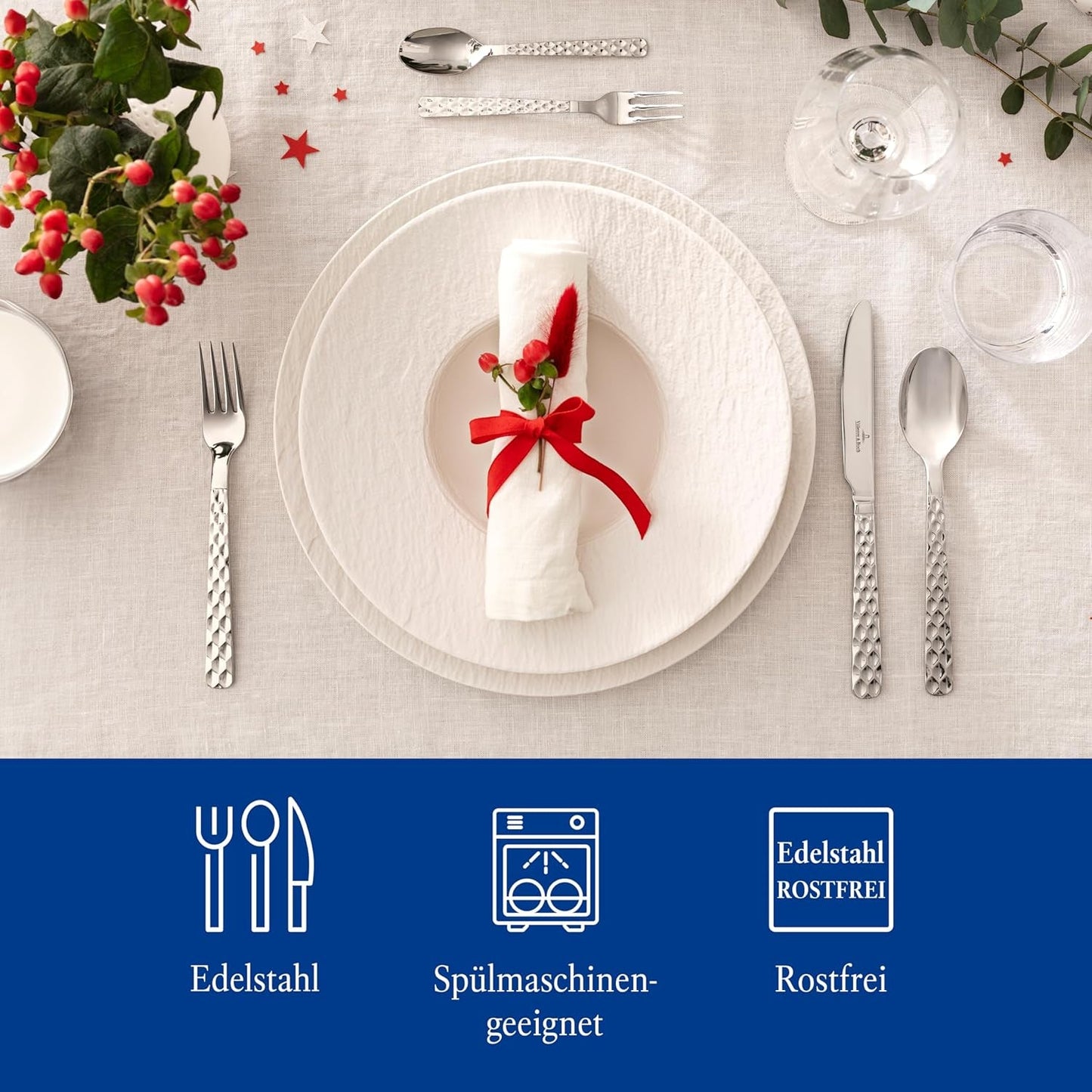 Villeroy & Boch - Boston bestickset 30 stycken, 6 personer Kitchen Naty Shop