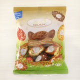 Speciell chokladmix | 2 x 180g | Helmjölksägg i fem varianter med och utan alkohol (Ägg Marc de Champagne och chokladtryffel | 3 x 90 g)