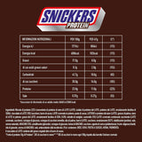 Snickers proteinbars med choklad - rik smak med hasselnötskaramell och nougat, bulkförpackning 18x47g