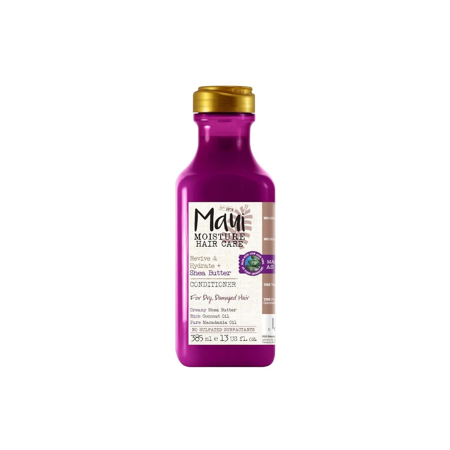 Maui Moisture Revive & Hydrate + Sheasmör, schampo eller balsam, 385 ml Shower & Bath Naty Shop Conditioner