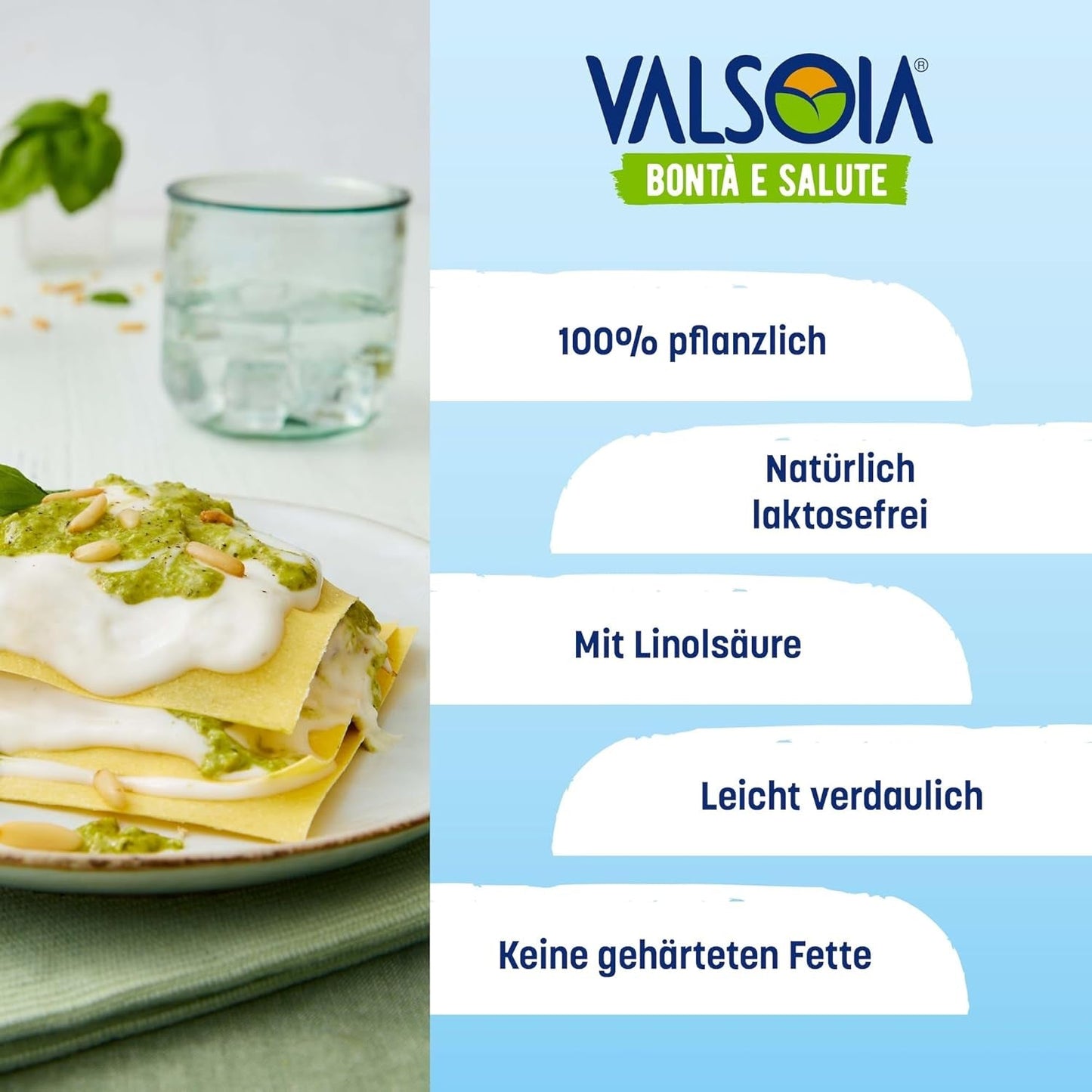 Béchamel balsam, laktosfri bechamel, mångsidig i matlagning, perfekt för veganer och vegetarianer, 6 x 200 ml
