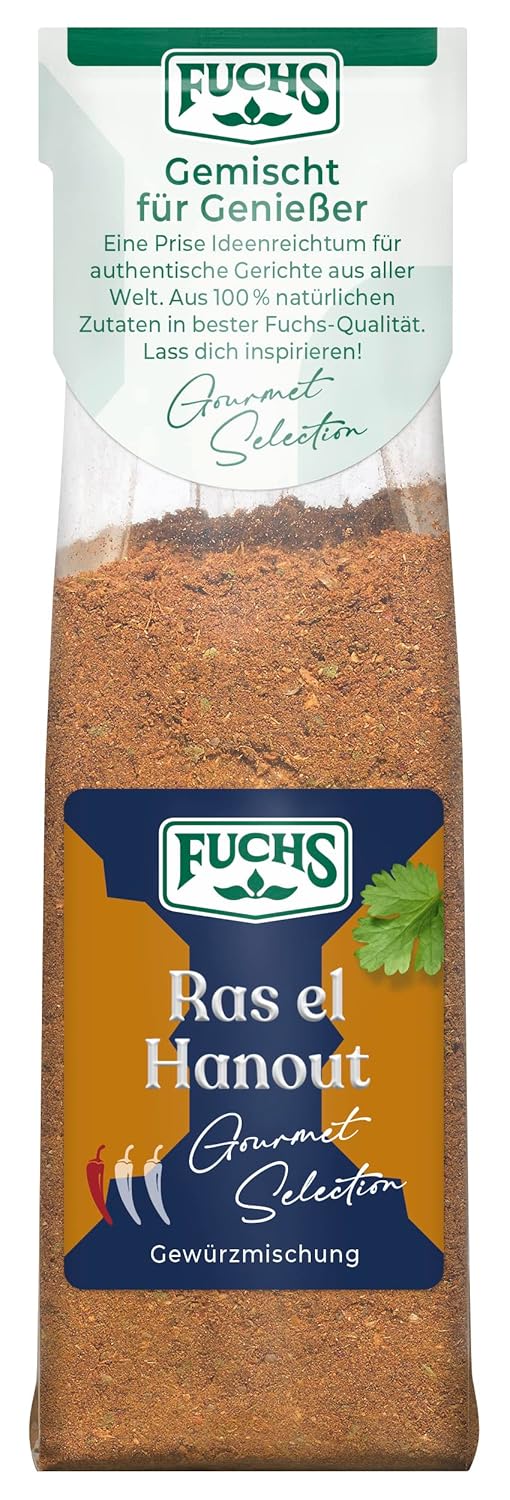 Fuchs Spices Gourmet Selection Mellanöstern/Afrika - Couscous och Bulgur Spice Mix Påfyllningsbar kryddmix för kryddning Bulgurrätter Vegansk 55g
