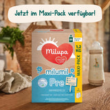 Milupa Milumil Pre, Mjölkpulver för bebisar - Med viktiga näringsämnen och utan palmolja - 800 g Naty Shop