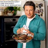 Jamie Oliver från Tefal Cook Smart stekpanna 28Cm, obelagt rostfritt stål, Lämplig för induktionsgrytor och stekpannor Naty Shop