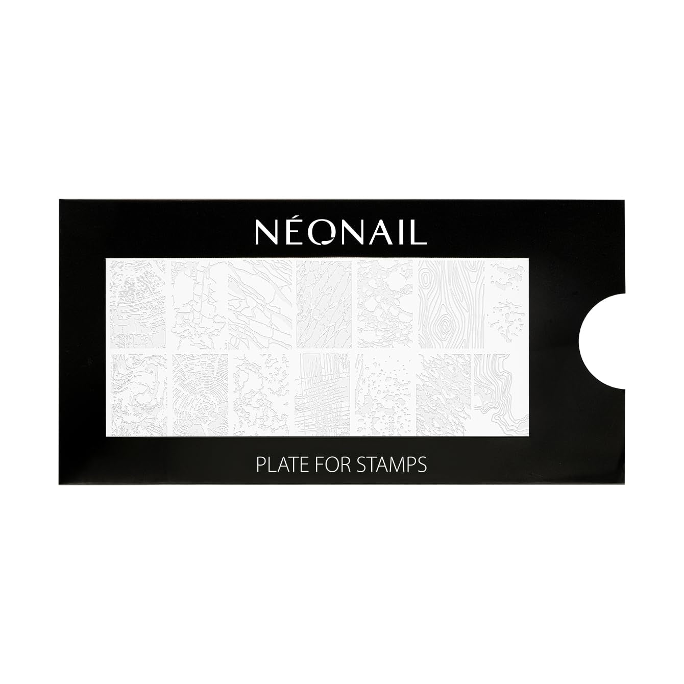 NÉONAIL Nagel Stempel Mit Schaber - Nägel Selber Machen - Nail Art Stämpel - Nageldesign Für Nagel Schablone - French Nails Stempel - Silikon Nagelstempel