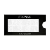 NÉONAIL Nagel Stempel Mit Schaber - Nägel Selber Machen - Nail Art Stämpel - Nageldesign Für Nagel Schablone - French Nails Stempel - Silikon Nagelstempel