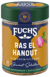 Fuchs Spices Gourmet Selection Mellanöstern/Afrika - Couscous och Bulgur Spice Mix Påfyllningsbar kryddmix för kryddning Bulgurrätter Vegansk 55g