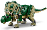 LEGO Creator T.Rex, Dino 3-i-1 Transformable Triceratops eller Pterodactyl, Mobil dinosauriemodell för barn, present till pojkar och flickor 31151 Byggset Besuche den LEGO-Store